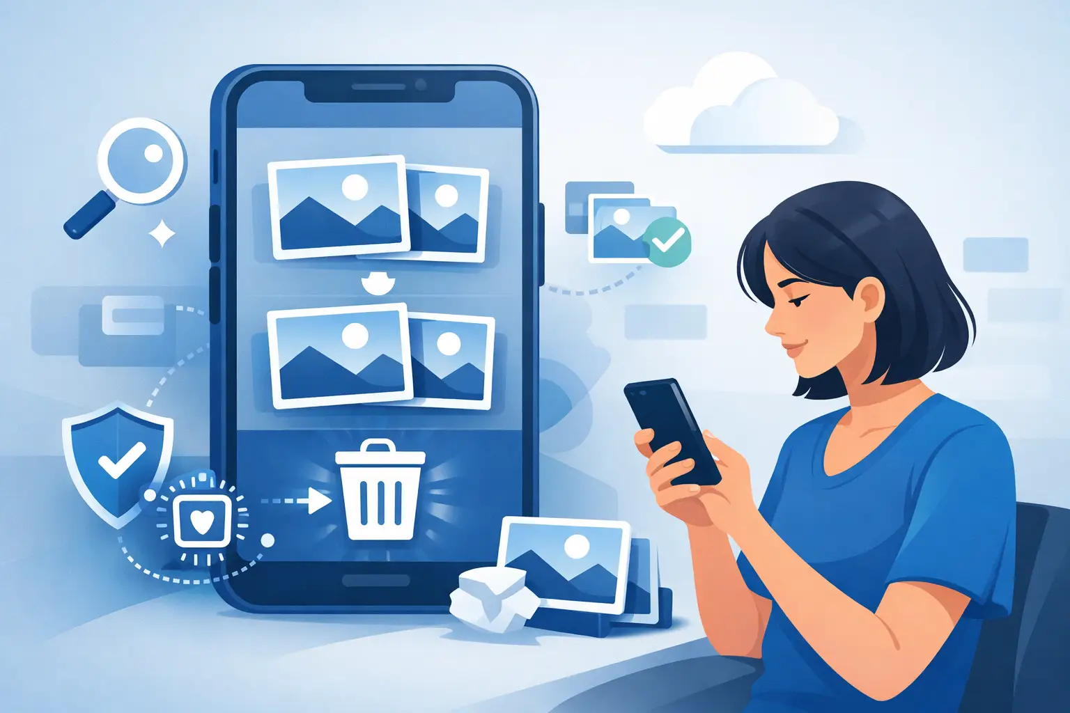 Como apagar fotos duplicadas no celular
