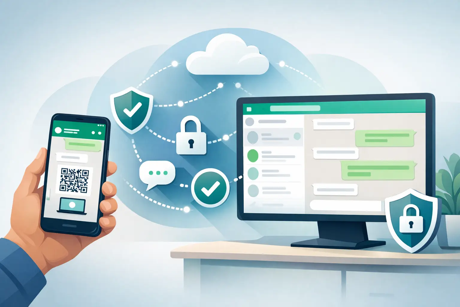 Como conectar WhatsApp Web com segurança
