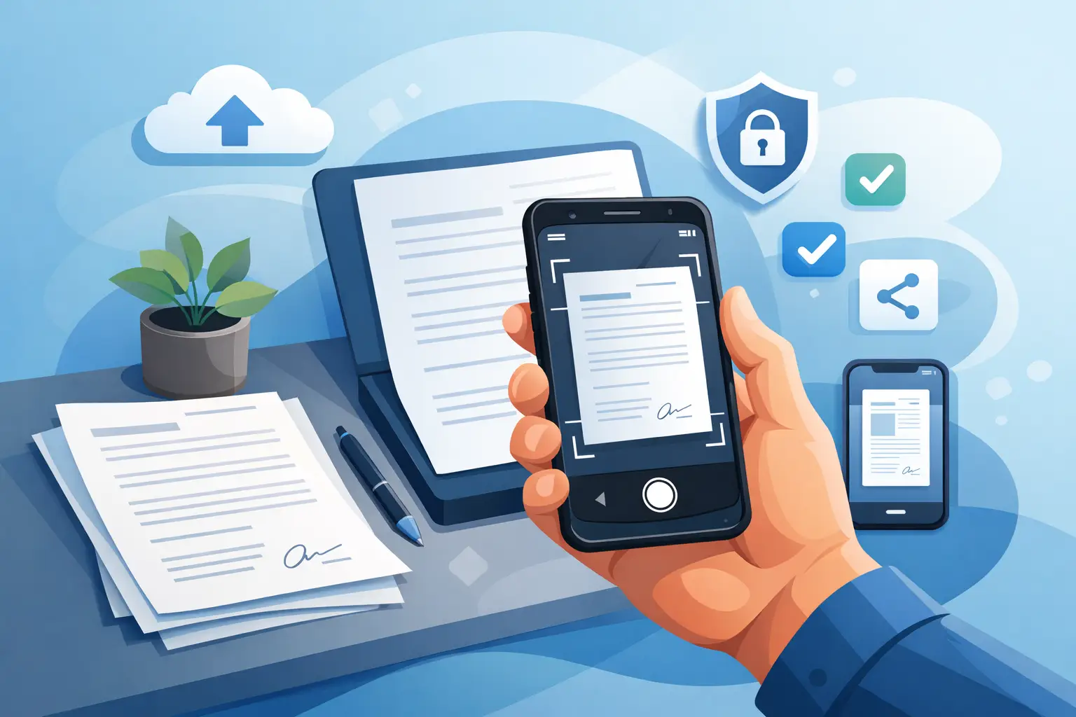 Como escanear documento no celular passo a passo