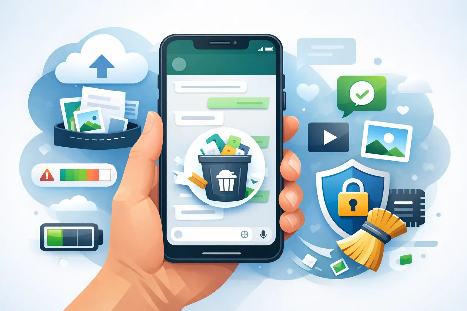 Como liberar espaço no WhatsApp sem erro