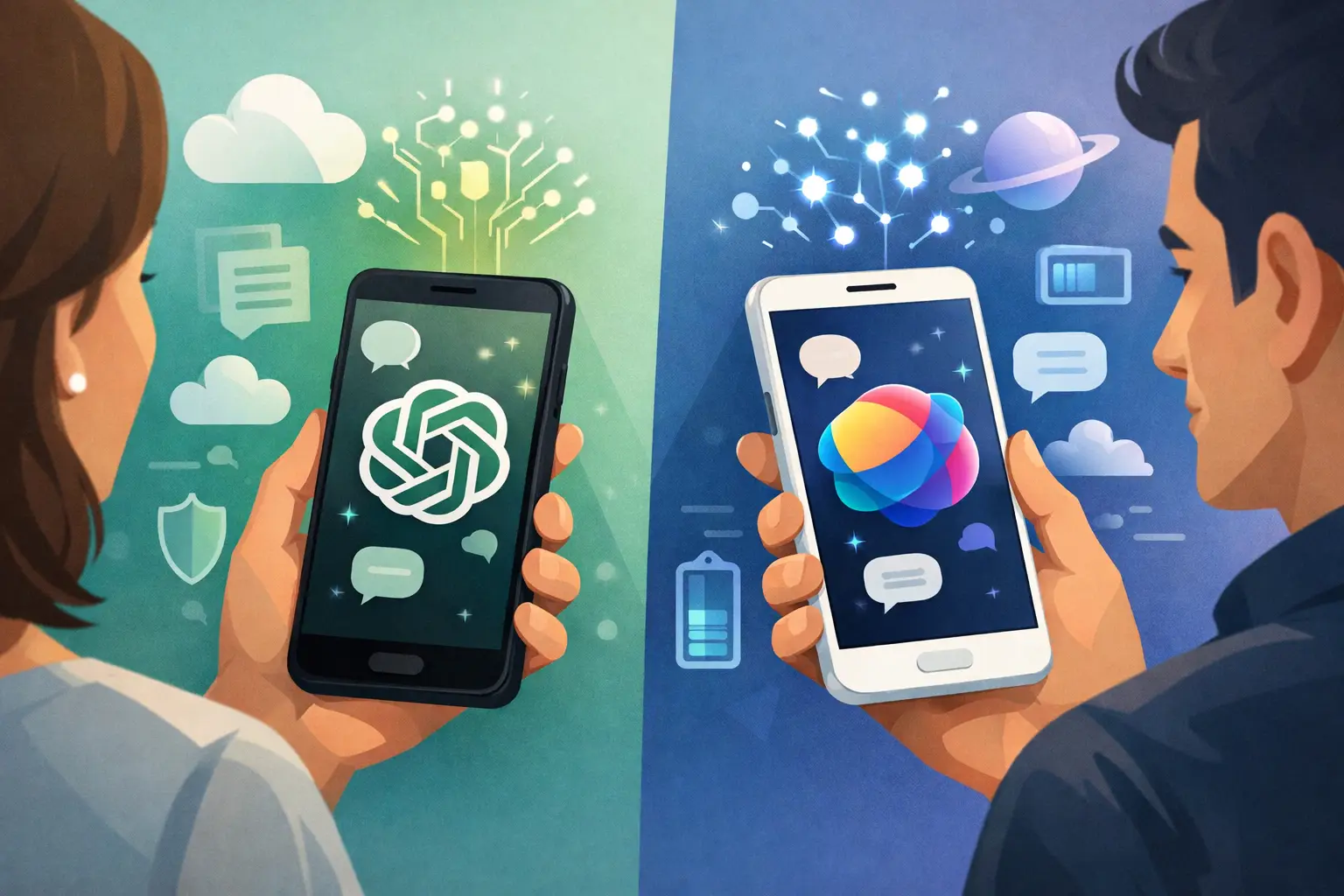 ChatGPT ou Gemini no celular: qual usar?