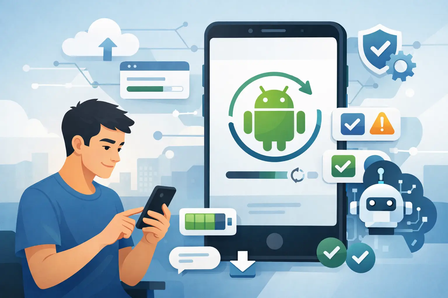 Como atualizar aplicativos Android sem erro