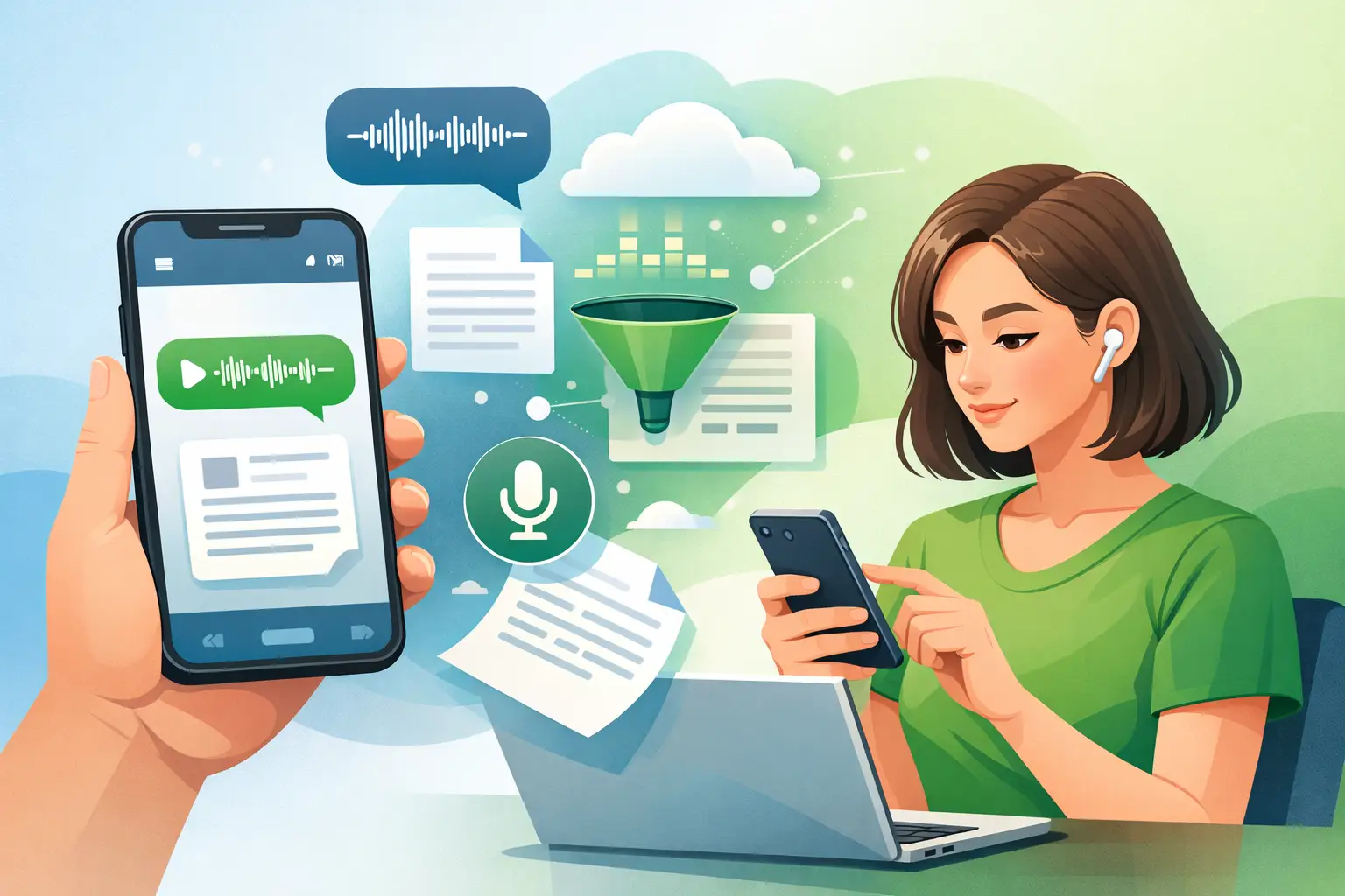 Como transcrever áudio WhatsApp no celular