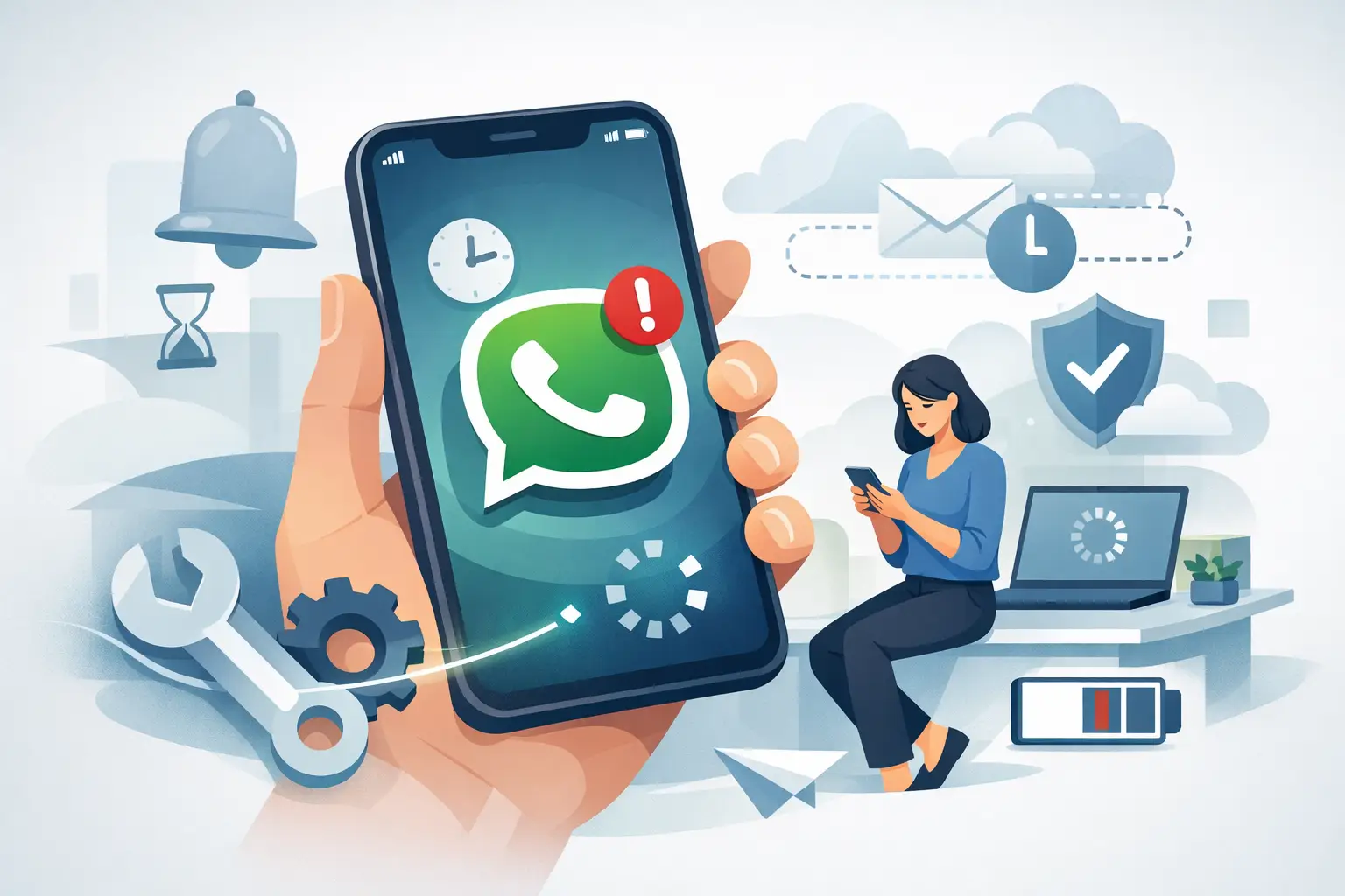 Notificação WhatsApp atrasada? Como corrigir