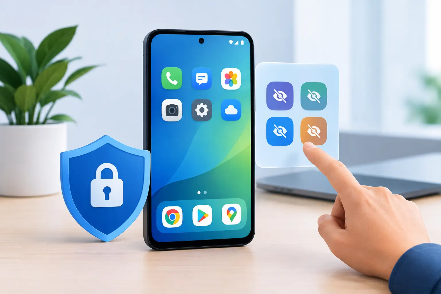 Como ocultar aplicativos Android com segurança