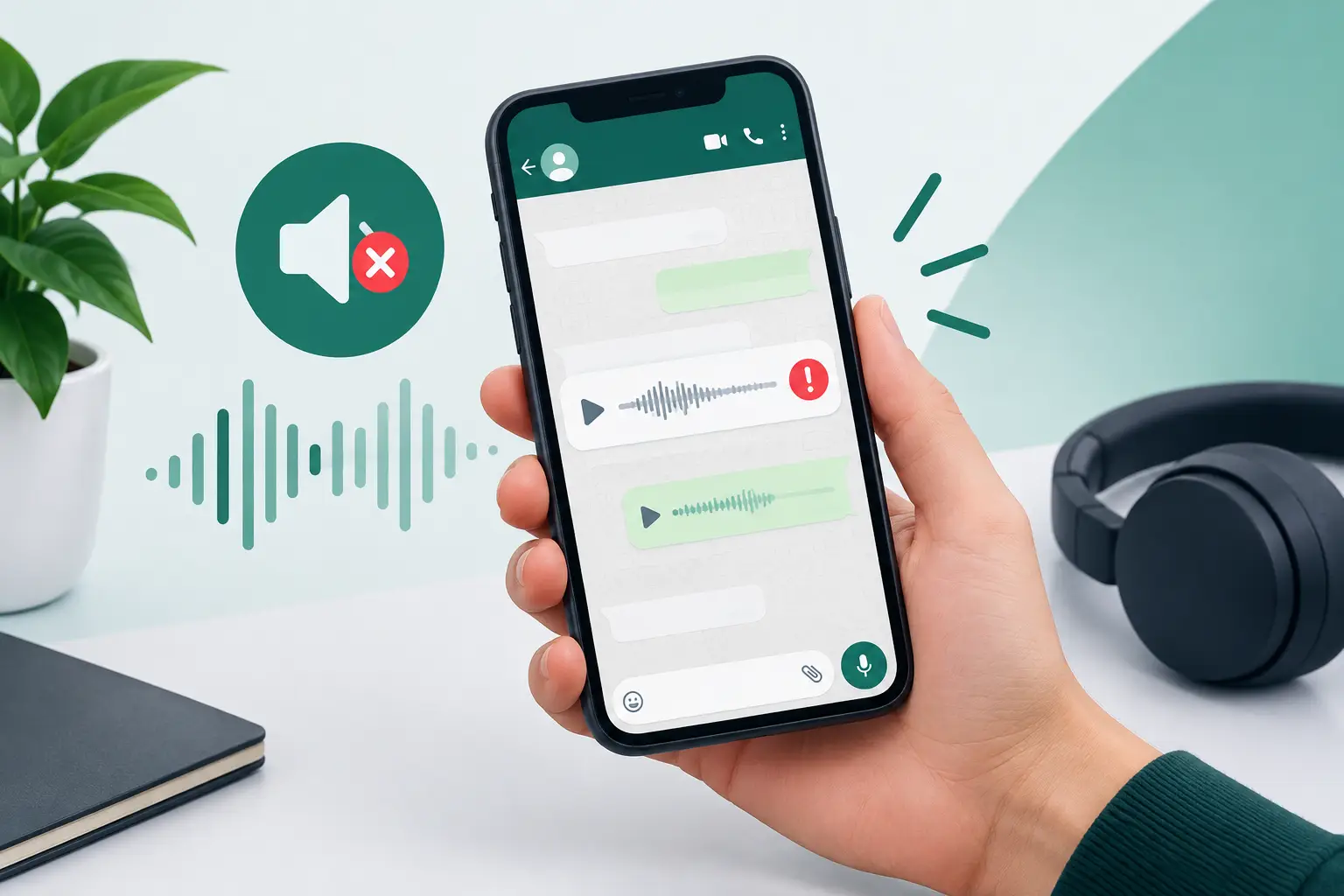 Por que o áudio do WhatsApp falha?